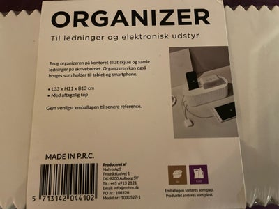 Organiser til ledninger og