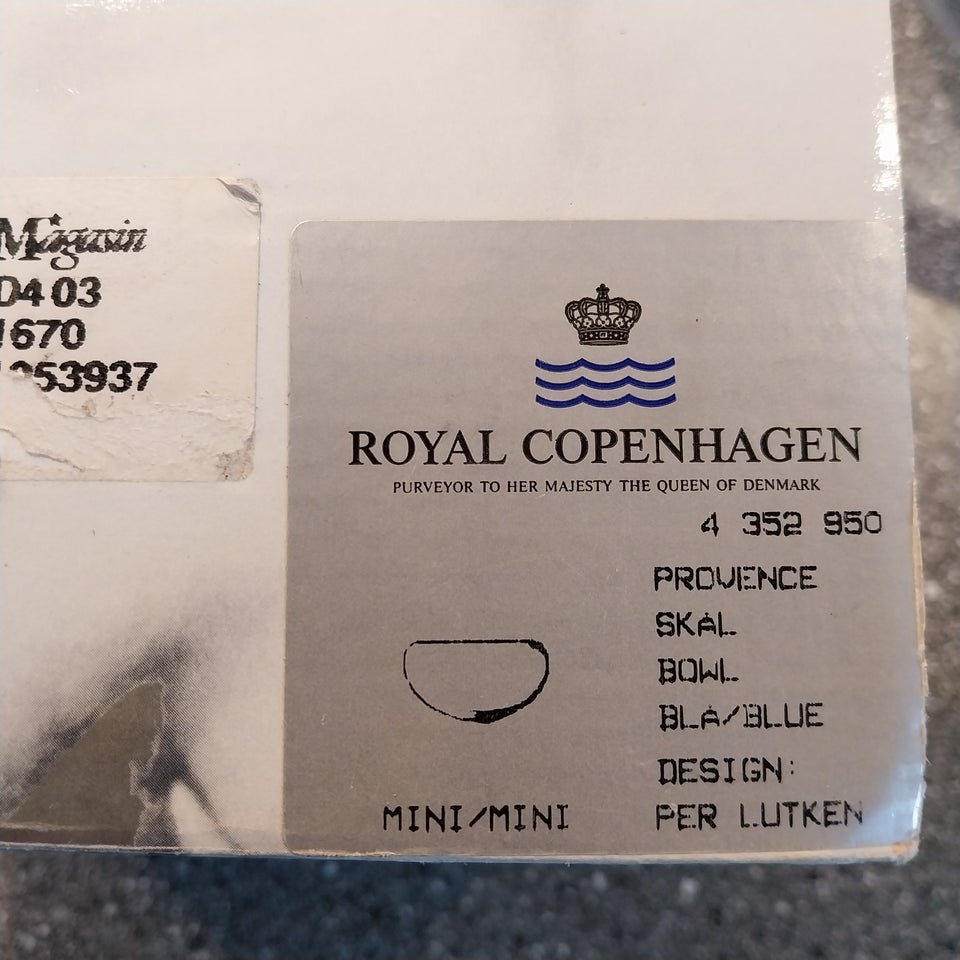 Skål, Royal copenhagen