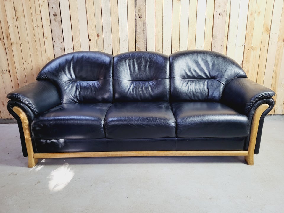 Sofa læder 3 pers