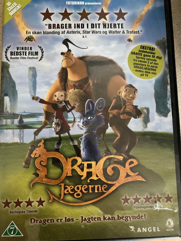 Dragejægerne, DVD, animation