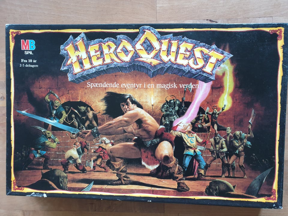 Hero Quest, strategispil fra 10 år,