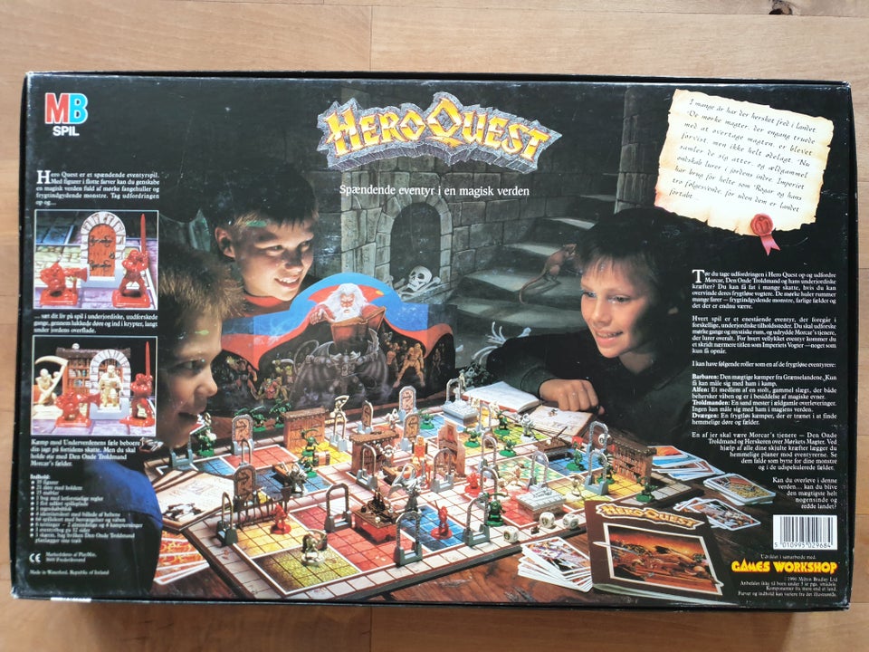 Hero Quest, strategispil fra 10 år,