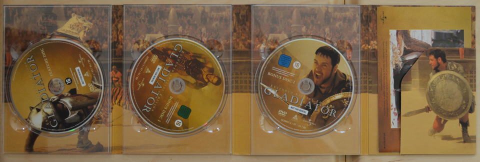 Gladiator, DVD, action