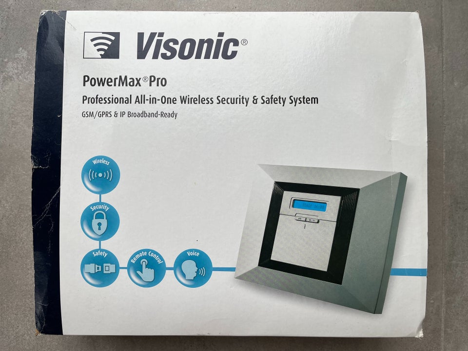 Tyverialarm Visonic Powermax Pro