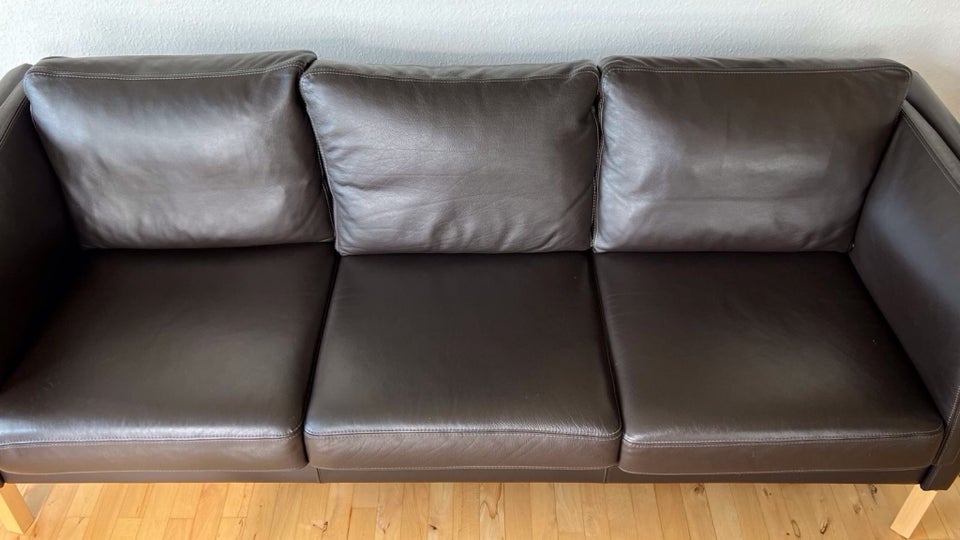 Sofa læder 3 pers