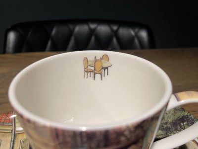 Porcelæn Kaffekop + bakke 