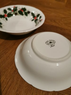 Porcelæn Ymerskål dyb tallerken