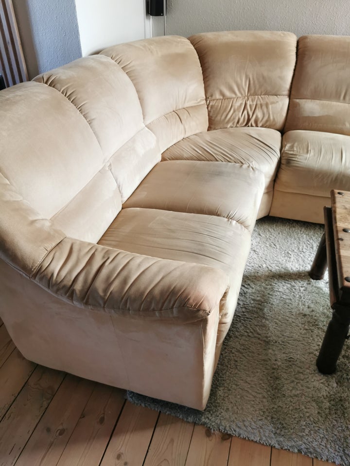 Hjørnesofa, microfiber, 5 pers.