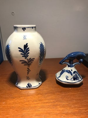 Porcelæn Lågkrukke Vase Potter