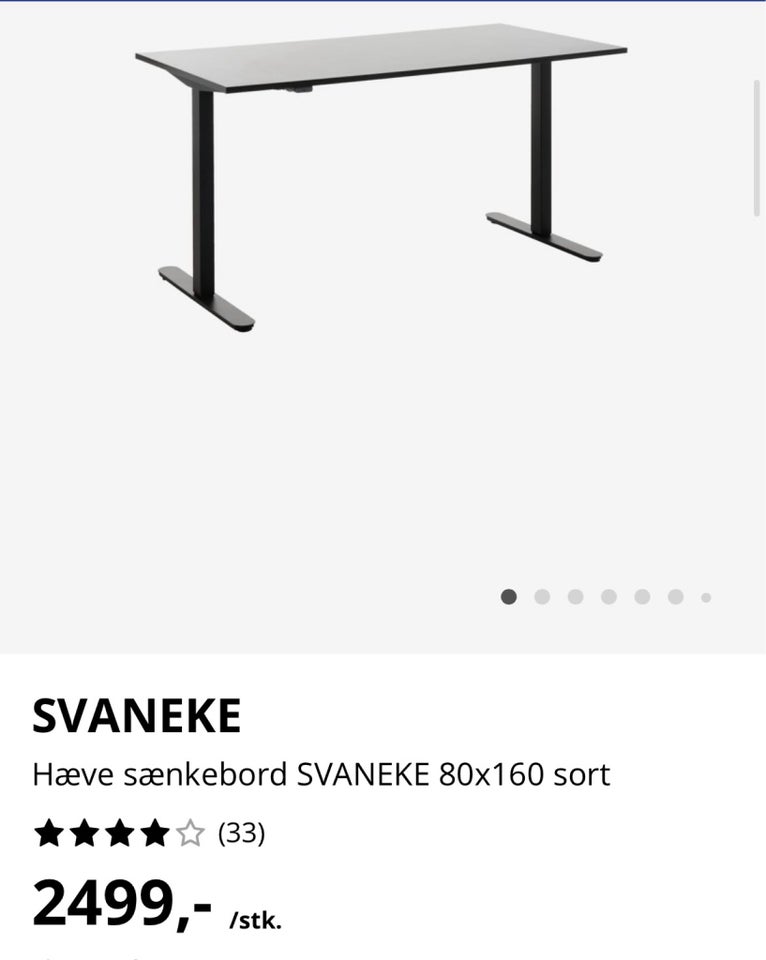 Skrive-/computerbord, Svaneke -