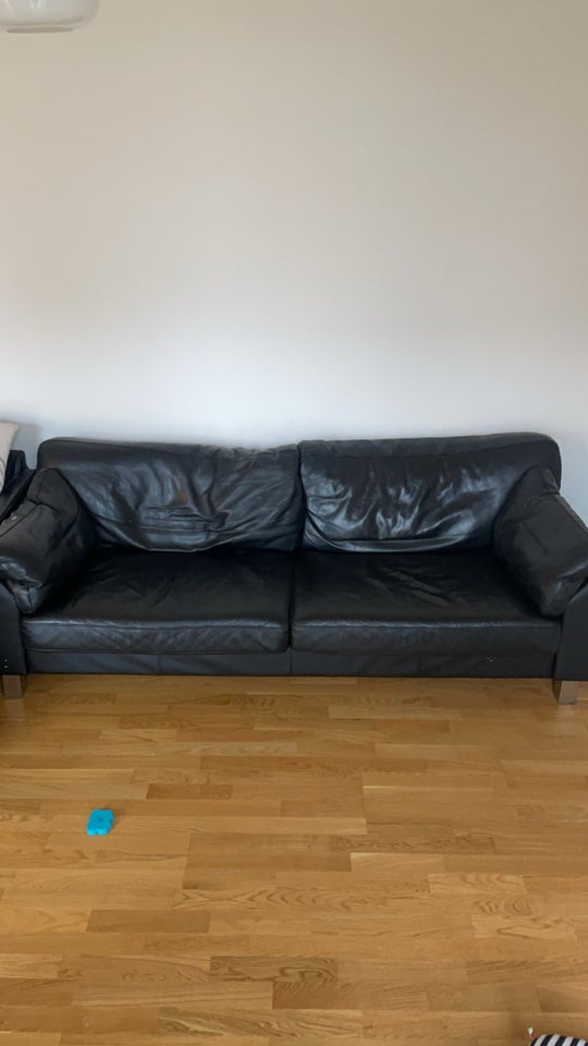 Sofa, læder, 3 pers.