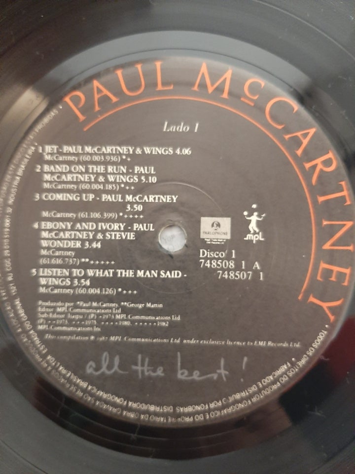 LP, Paul McCartney, All the best