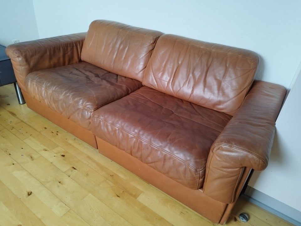 Sofa, læder, 2 pers.