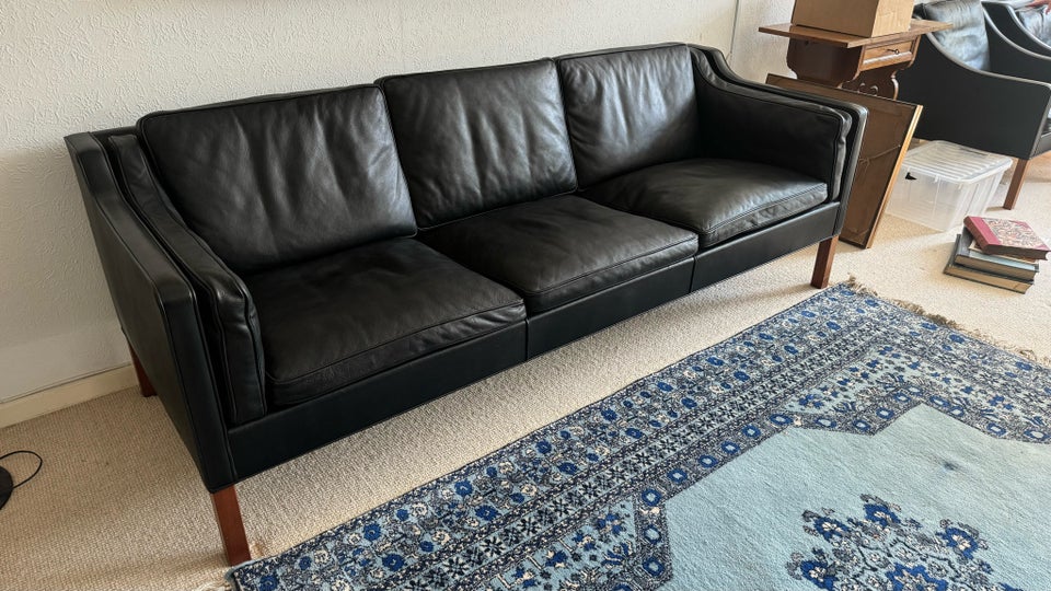 Sofa læder 3 pers