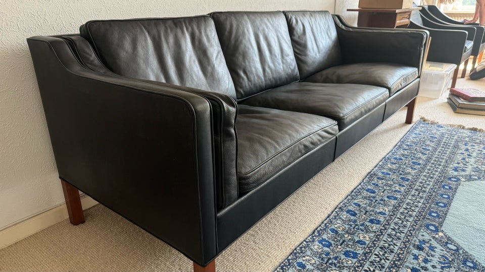 Sofa læder 3 pers