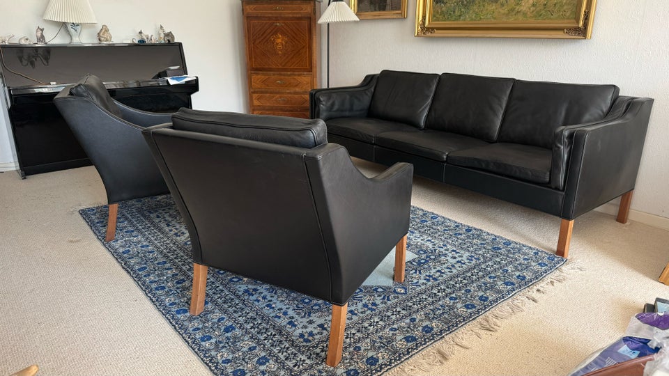 Sofa læder 3 pers