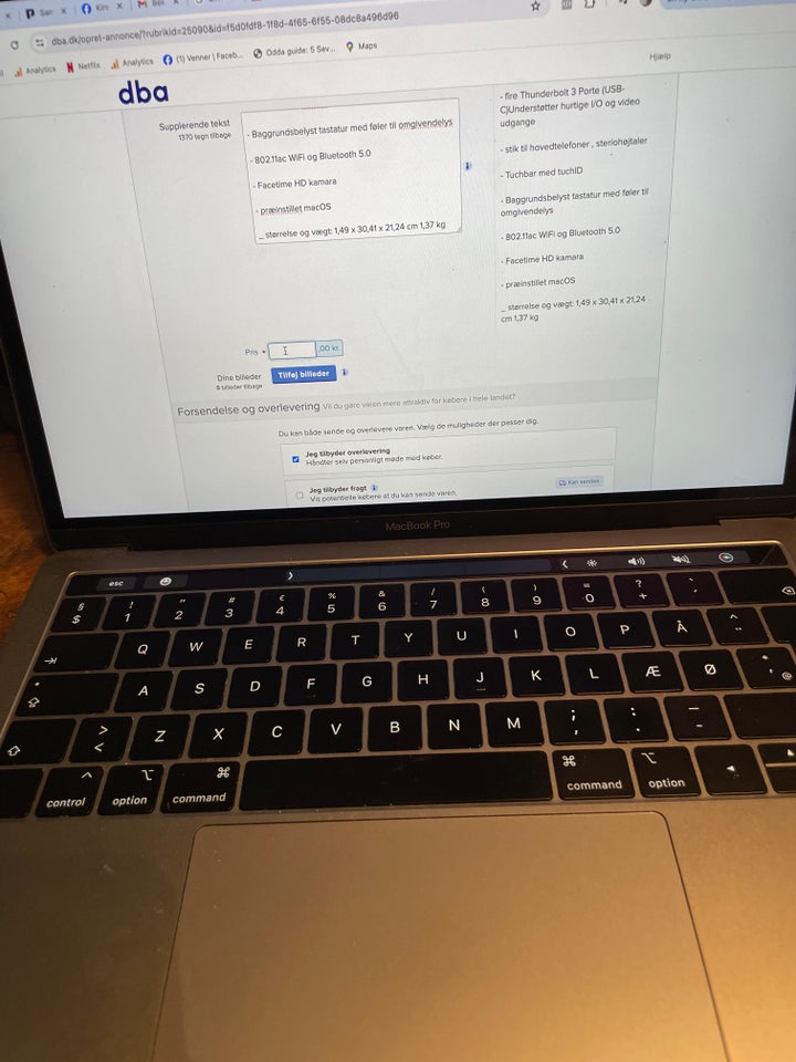 MacBook Pro 133 retina skærm