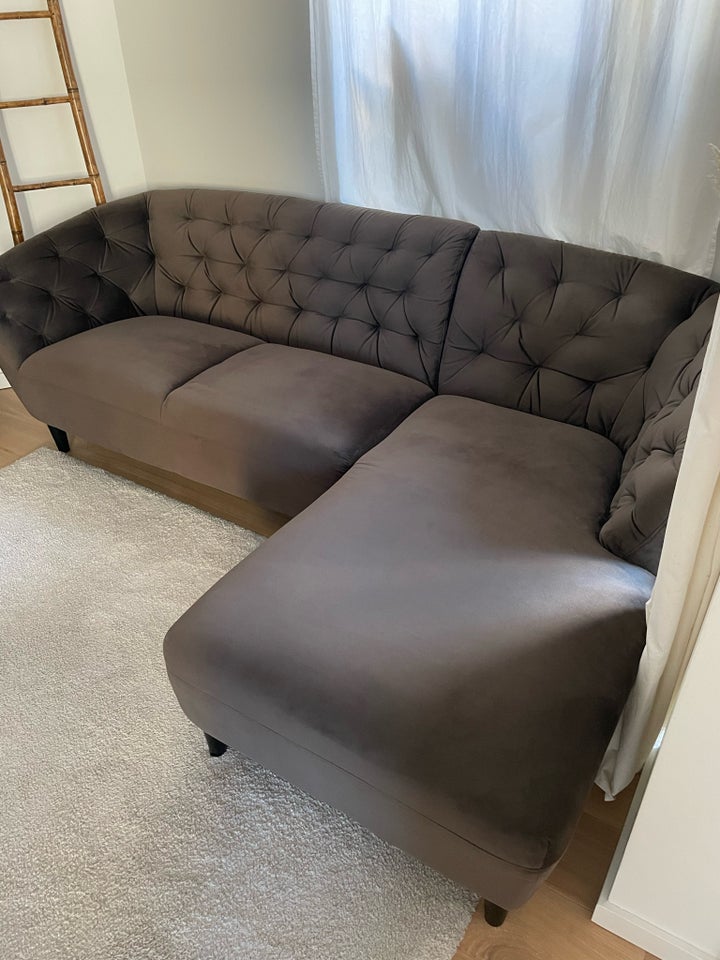 Sofa velour 3 pers