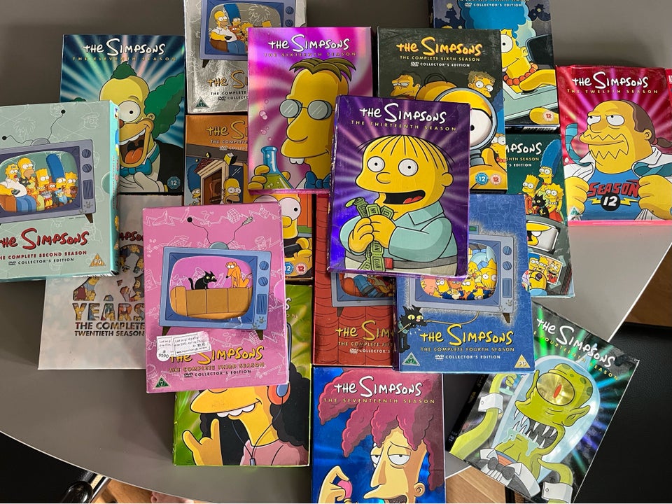 Simpson Film DVD de fleste sæsoner,