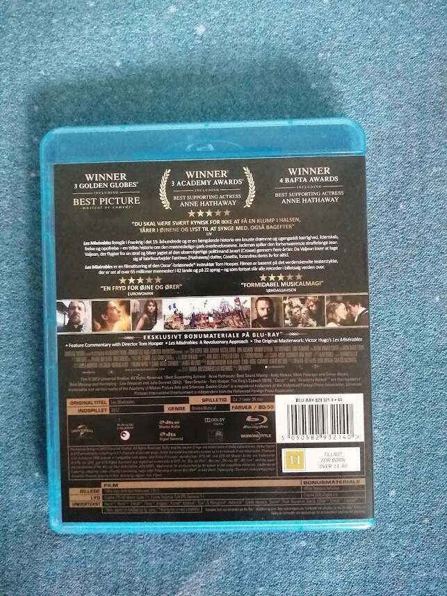 Les Miserables Blu-ray