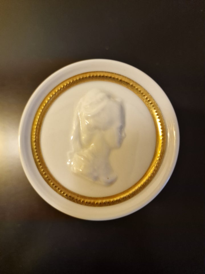 Porcelæn Krukke med låg