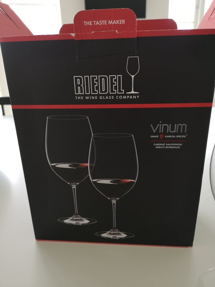 Glas 2 Riedel vinglas