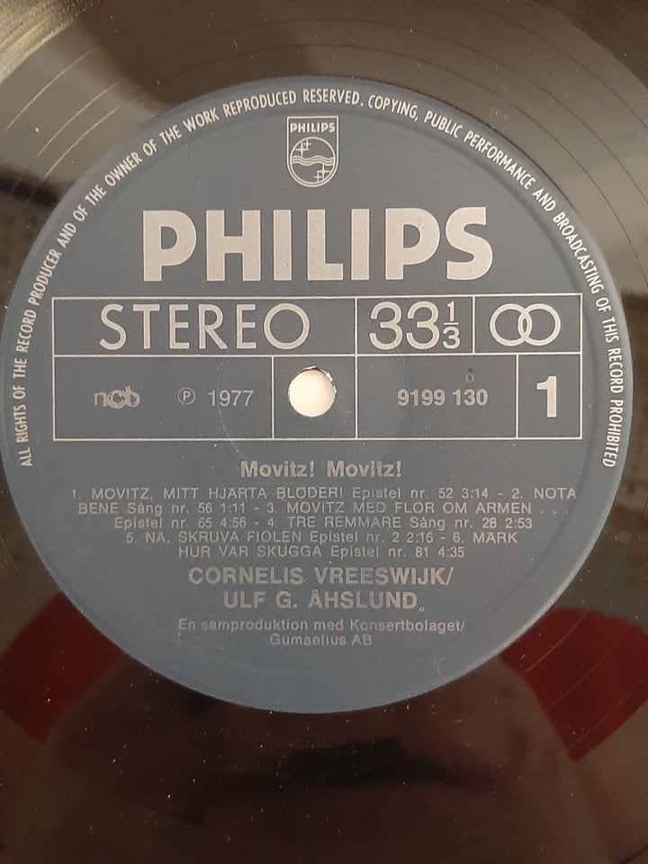 LP, CORNELIS VREESWIJK, Movitz!