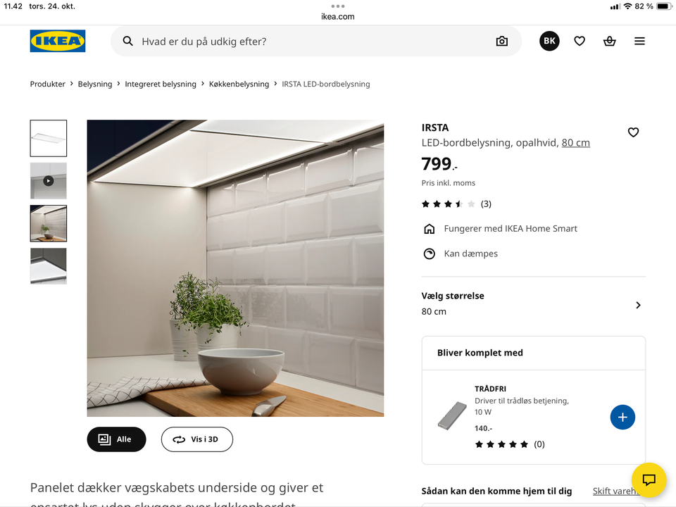 LED, Ikea Irsta