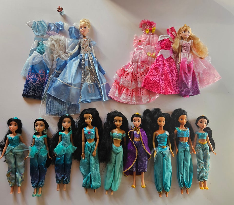 Barbie Disney prinsesse dukker