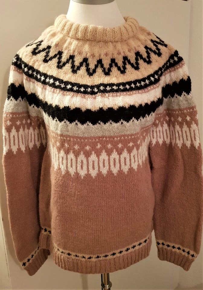 Sweater, Håndstrikket, str. 40