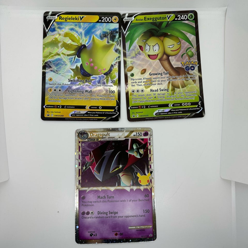 Samlekort, 3 stk JUMBO POKEMONKORT