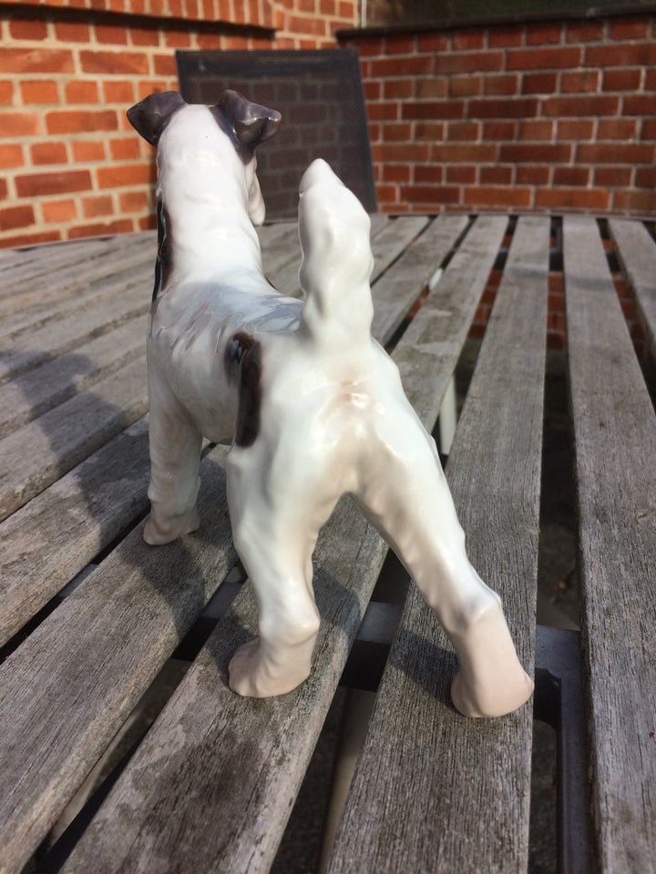 Porcelæn Figur Terrier Bing og