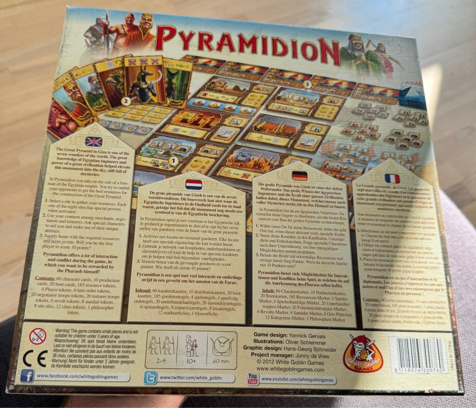 Pyramidion, Strategi, brætspil