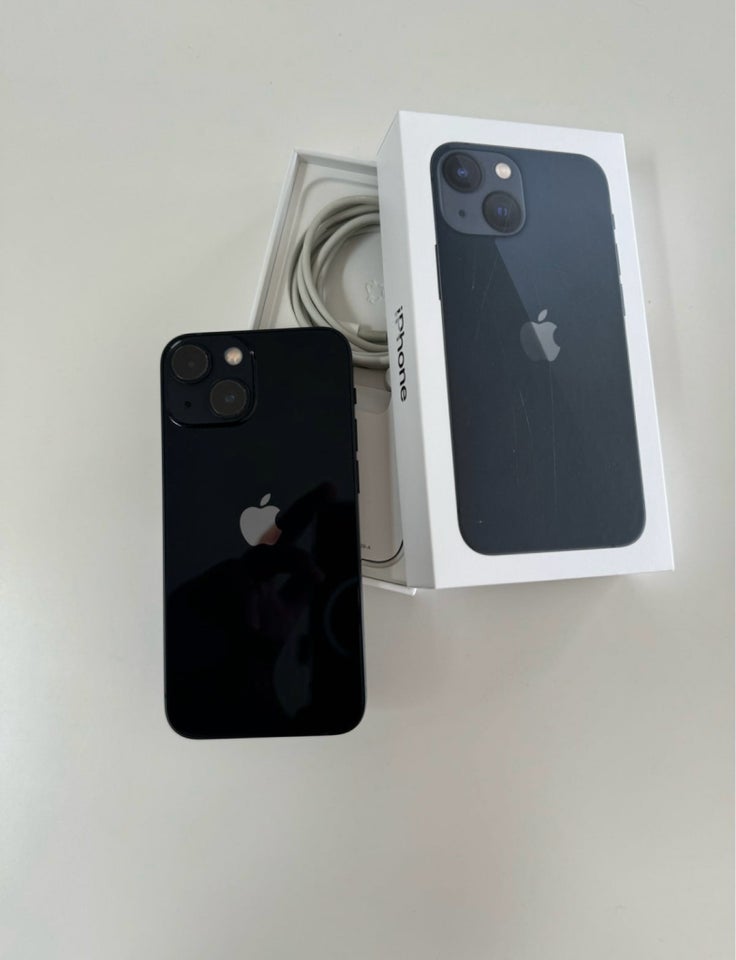 iPhone 13 Mini, 128 GB, sort