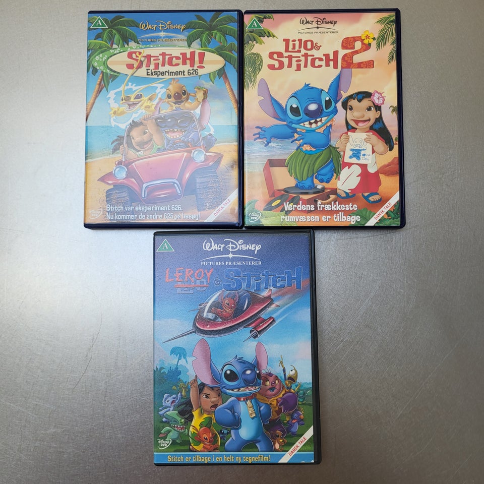 Stitch - lilo - leroy DVD