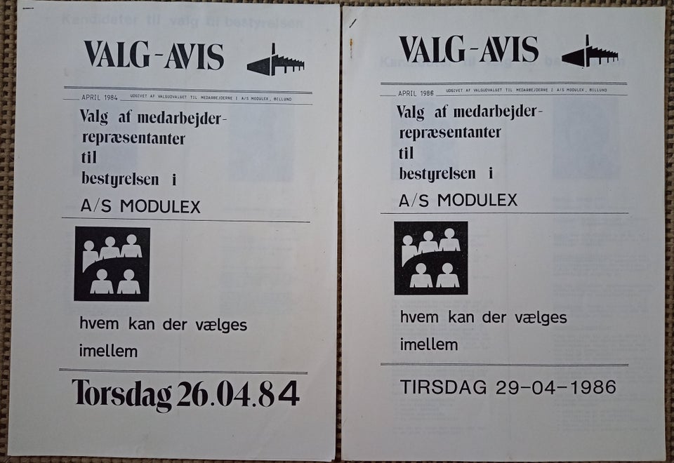 Lego andet, Modulex, Valg-avis