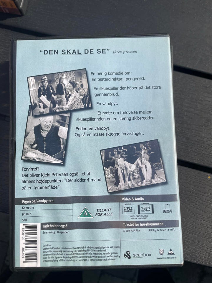 Pigen og vandpytten DVD