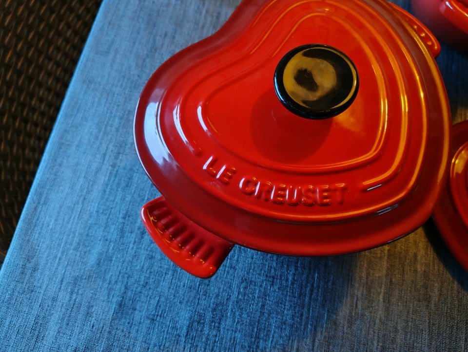 Stentøj Le creuset hjerteformede