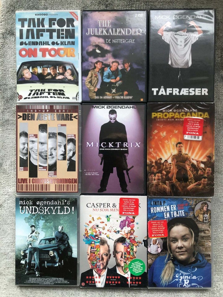 Dansk stand-up, DVD, stand-up