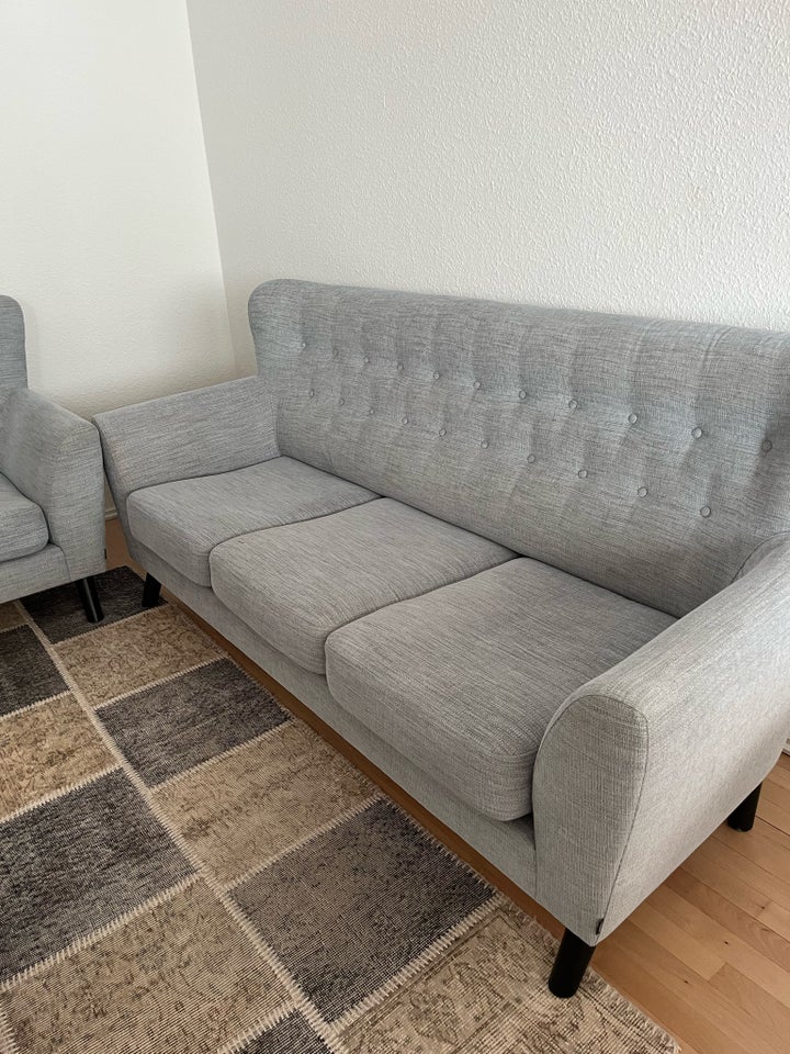 Sofagruppe stof 5 pers