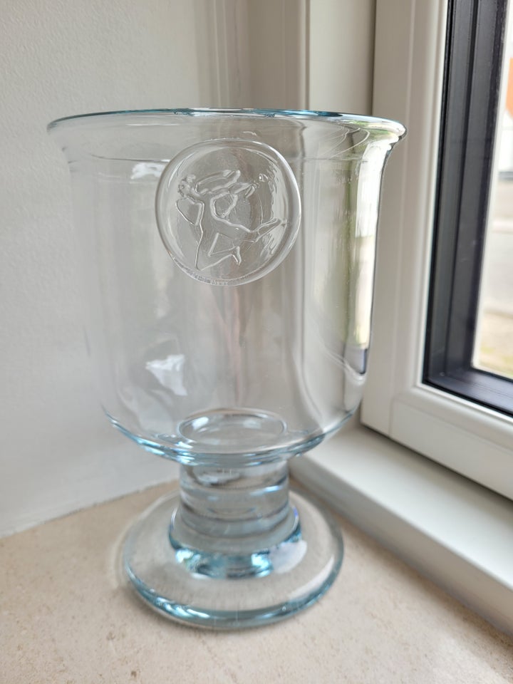 Glas, Pokal Opsats Vase Lyslygte