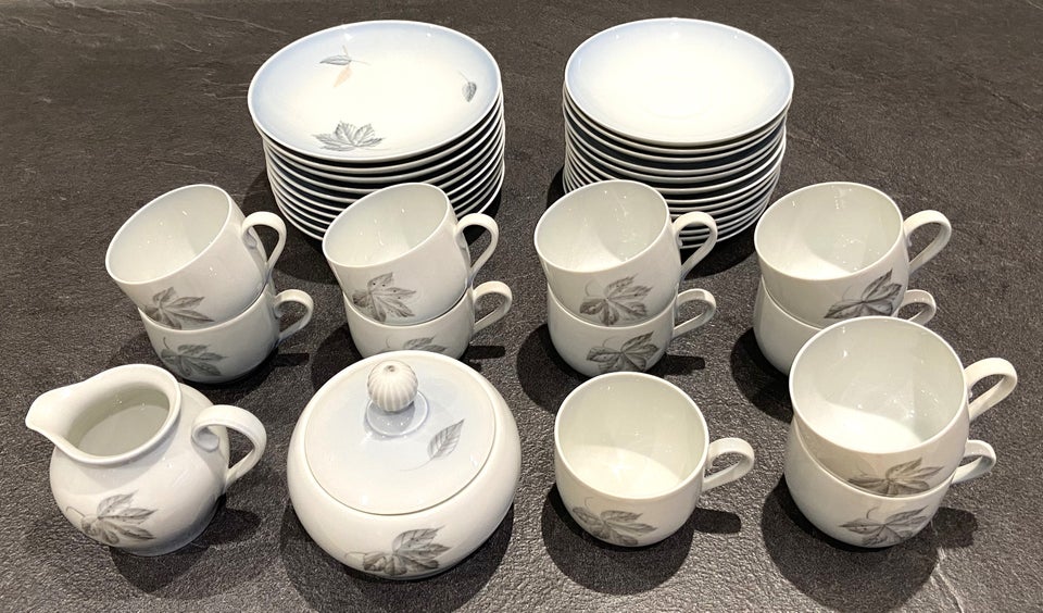 Porcelæn Kaffestel Løvfald Bing