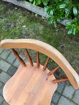 Spisebordsstol Træ Tremmestol