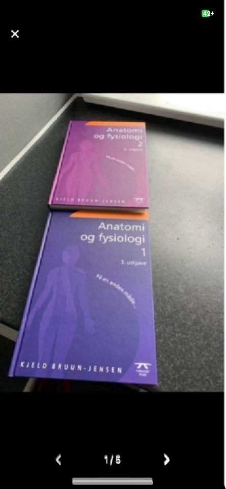 Anatomi og fysiologi bind 1 og 2 