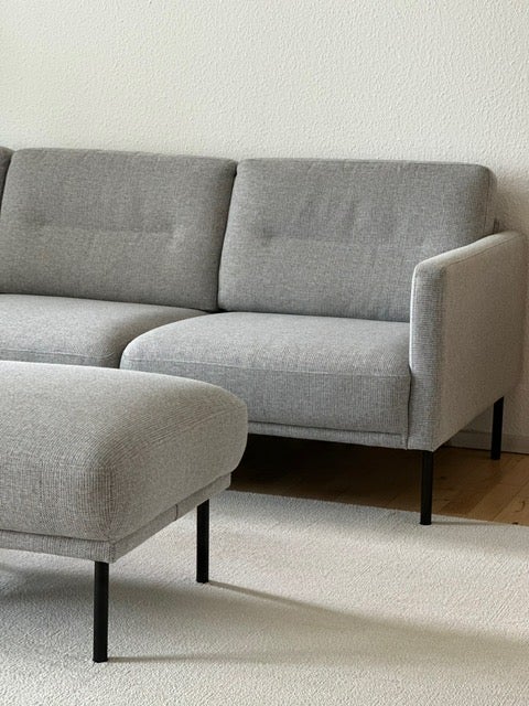 Hjørnesofa polyester 5 pers