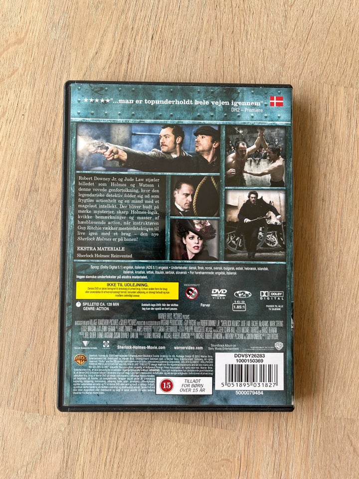 Sherlocks Holmes DVD  DVD action