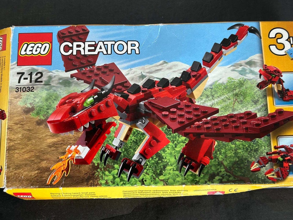 Lego Creator, 31032 - krabbe, drage