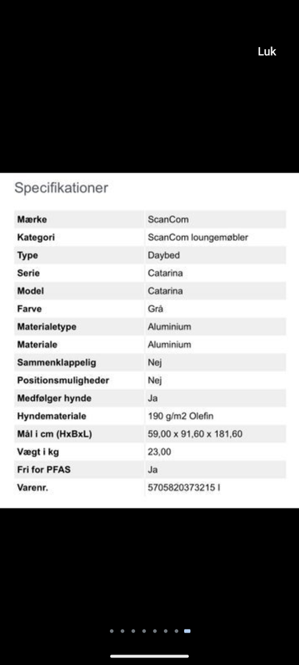 Havesofa Scandic Olifin