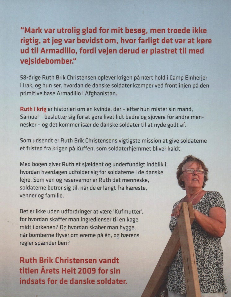 Ruth i krig, Af Ruth Brik