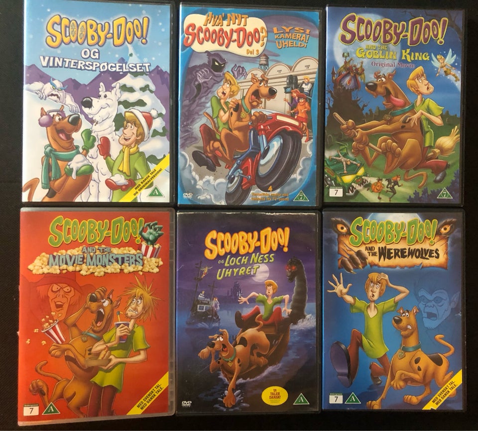 Scooby-Doo, DVD, tegnefilm